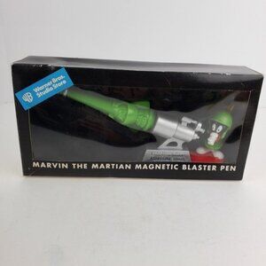 Vintage 1998 Marvin the Martian Magnetic Blaster Pen RARE Collectable Authentic